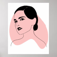 Schöne Frauen Kunst, Schwarz und Weiß