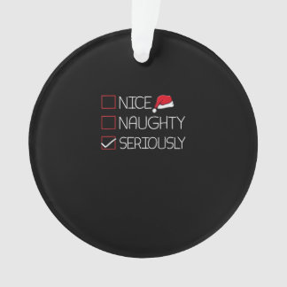 Schöne Freche Ernsthaft Weihnachten Moderner Stil Ornament