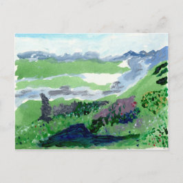Schöne friedliche Landschaft Postkarte