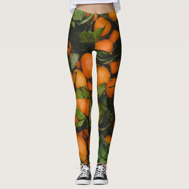 Schöne Früchte Leggings (Vorderseite)