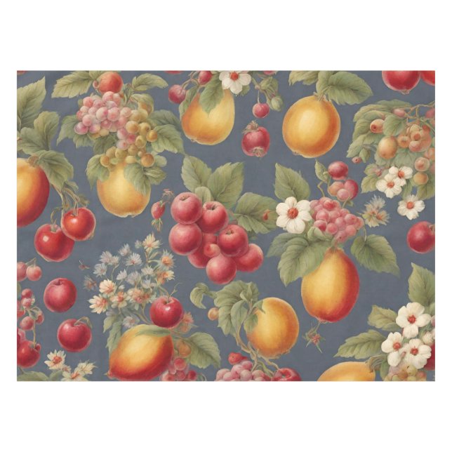 Schöne Früchte und Blume. französischer Stil Tischdecke (Vorderseite (Horizontal))