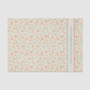 Schöne Frühlings-Vintage-Blumen Seidenpapier