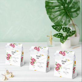 Schöne Frühlingsblumen Hochzeit Geschenkschachtel