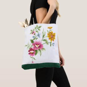 Schöne Frühlingsblumen Hochzeitstorte