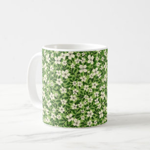 Schöne Frühlingsfarben Bunte Mädchenhafte Wildblum Kaffeetasse