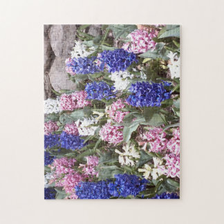 Schöne Frühlingshyazinthen Puzzle