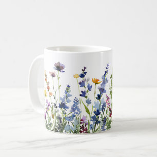 Schöne Frühlingswiese-Blume Wrap Kaffeetasse