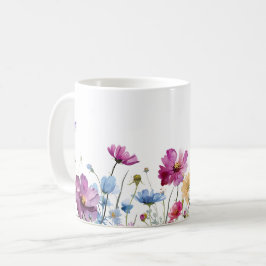 Schöne Frühlingswiese-Blume Wrap Kaffeetasse