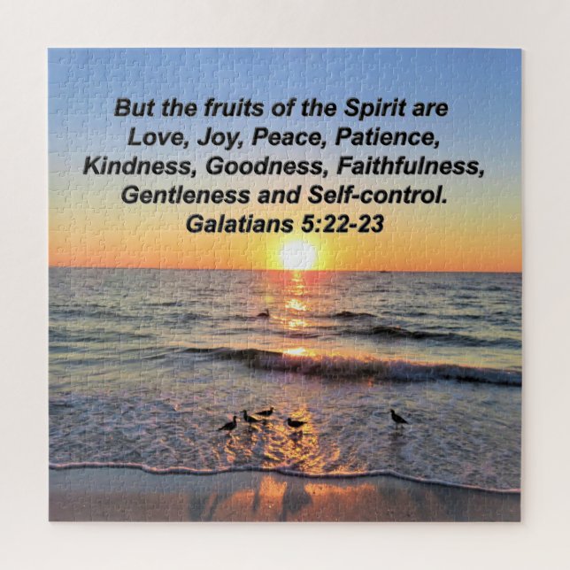 SCHÖNE GALATIANER 5 SONNENREISE PUZZLE (Vertikal)