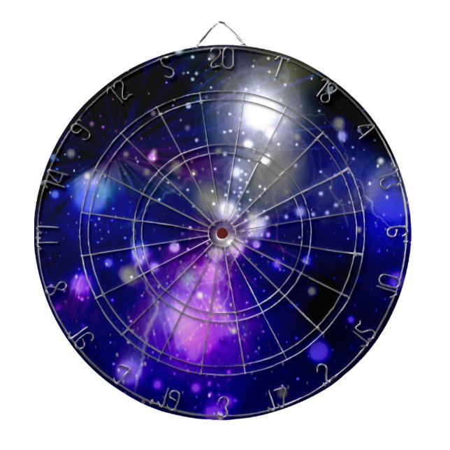 Schöne Galaxie Dartscheibe (vorne)