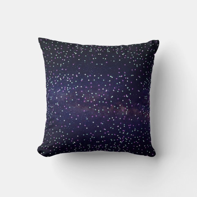 Schöne Galaxie, Sterne Kissen (Vorderseite)