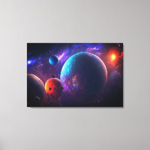 Schöne Galaxie Weltraumkosmisches Universum Leinwanddruck