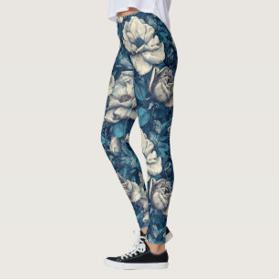Schöne Gardenien inspirierte Gym-Kleidung Leggings