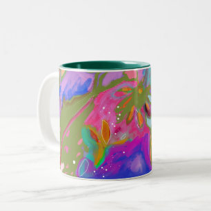 Schöne Garten-Tassen-Veränderung Zweifarbige Tasse