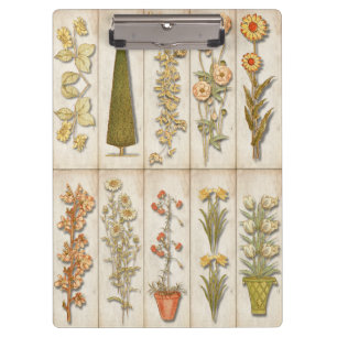 Schöne Gartenanlage Pflanze Klemmbrett