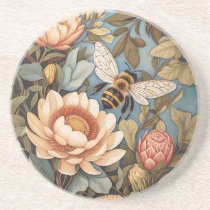 Schöne Gartenbäume mit Protea-Blume Getränkeuntersetzer