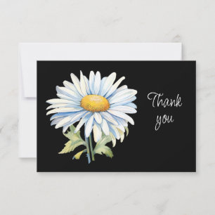Schöne Gartendaisy-Blumen Dankeschön-Karte Dankeskarte