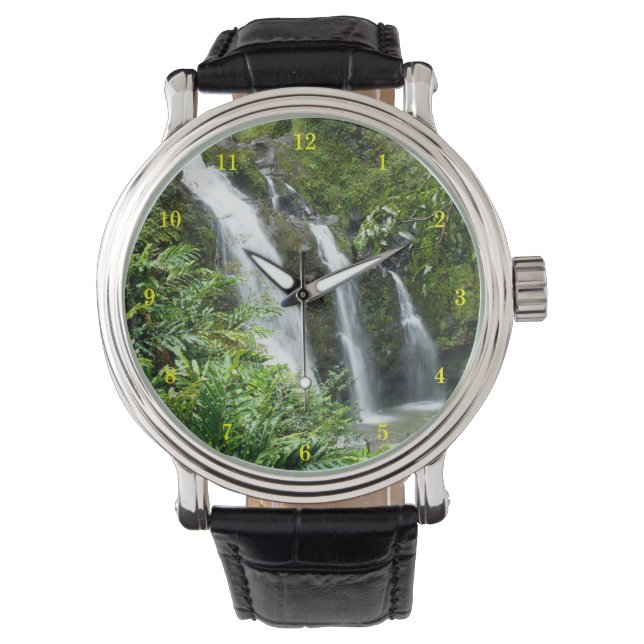 Schöne Gartenlandschaft Wrist Watch Armbanduhr (Vorderseite)