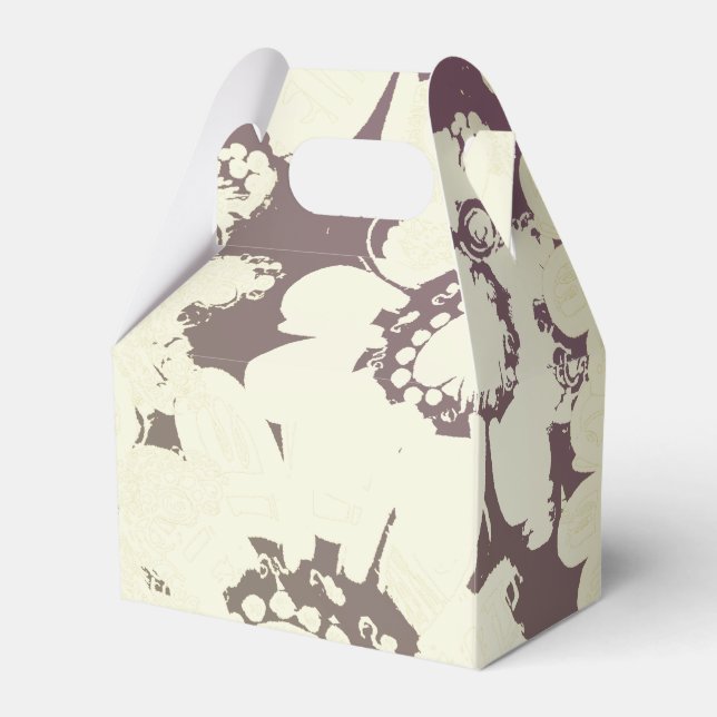 Schöne Gastgeschenk Hochzeit Geschenkschachtel (Vorderseite)