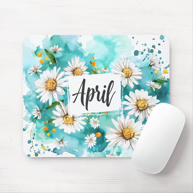 Schöne Geburtsmonate Blume/April Mousepad (Mit Mouse)