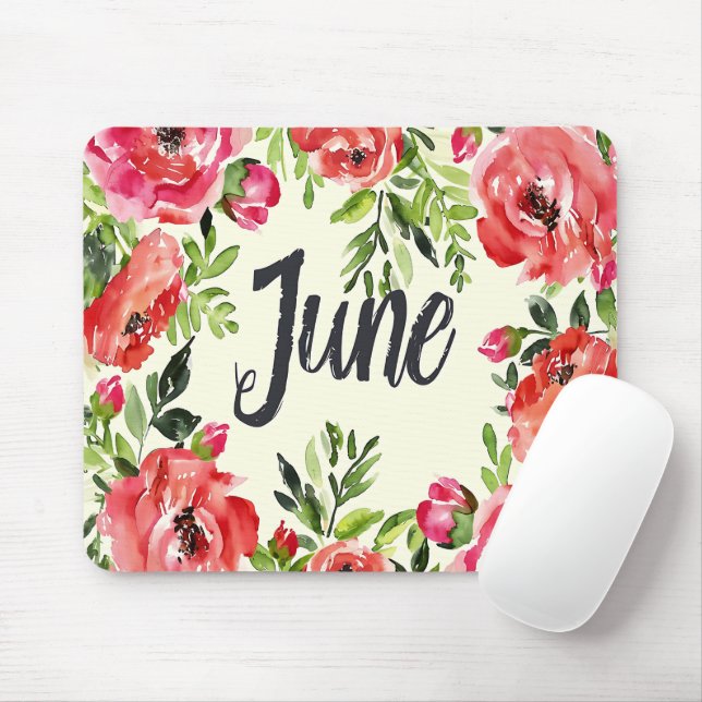 Schöne Geburtsmonate Blume/Juni Mousepad (Mit Mouse)