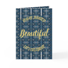 Schöne geflochtene Einladung - ZUNEHMEN