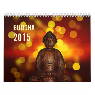 Schöne geistige Buddha-Statue 2015 Kalender