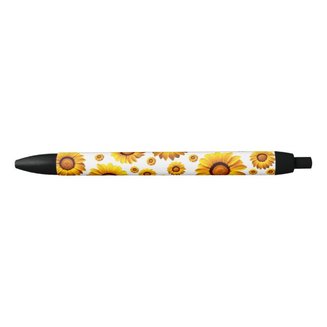 Schöne gelbe Blumen Kugelschreiber (Vorderseite)