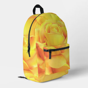 Schöne gelbe Rose Bedruckter Rucksack