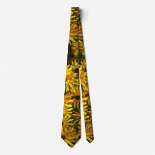 Schöne gelbe Sonnenblumen Neck Tie Krawatte