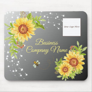 Schöne gelbe Sonnenblumen-Verlaufs-Geschäfts- Mousepad