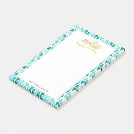 Schöne Gemstone Border Gold Imitats Fotolame Post-it Klebezettel