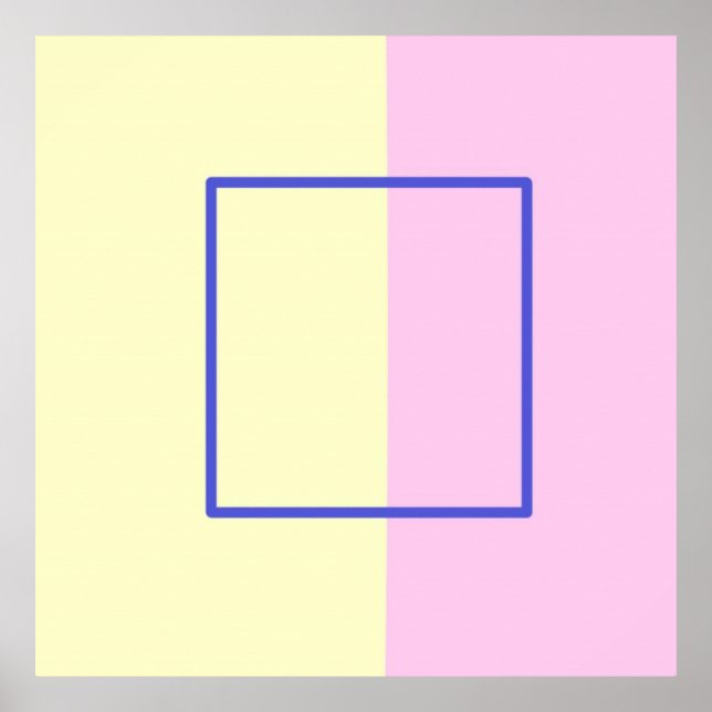 schöne geometrische Kunst Poster (Vorne)