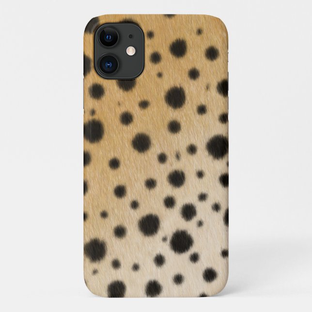 Schöne Gepunktete Cheetah Fur Animal Print Case-Mate iPhone Hülle (Rückseite)