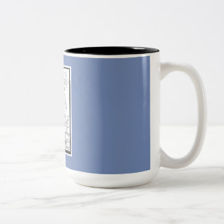 Schöne Geschenk-Tasse mit Hand gezeichnetem Zweifarbige Tasse
