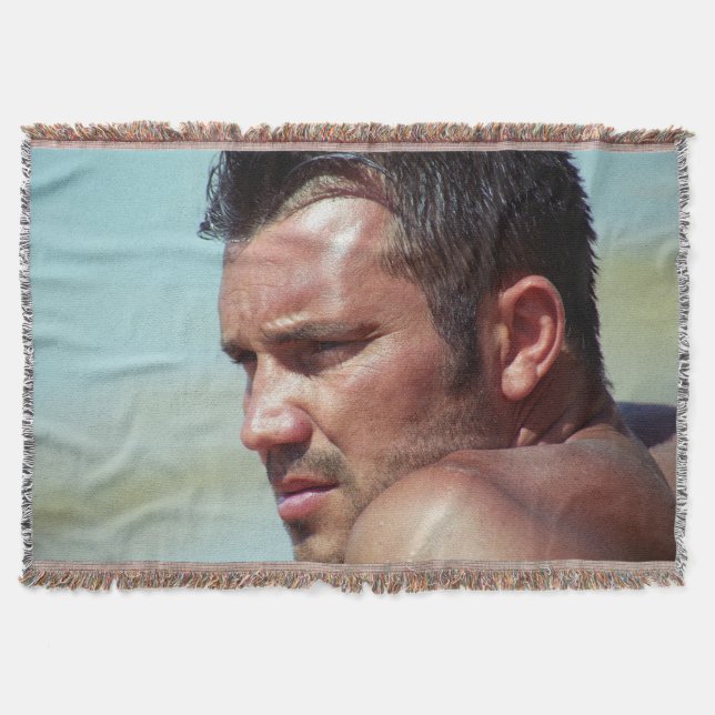 Schöne Gesichts-Wurfs-Decke Decke (Vorderseite)