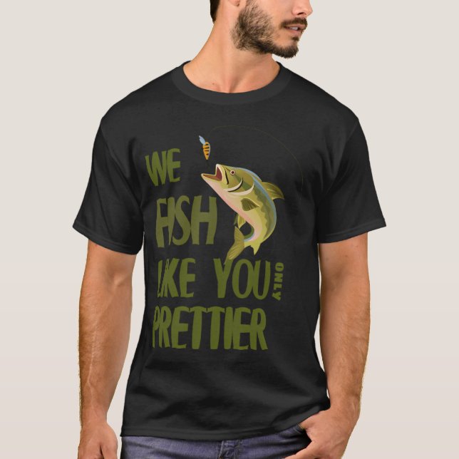Schöne Gestaltung für Angler T-Shirt (Vorderseite)