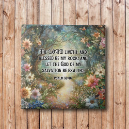 Schöne gestanzte Glasbläserholz Psalm Fliese