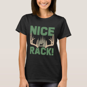 Schöne Geweihhirsche lustige Hirschjagd Jäger Humo T-Shirt