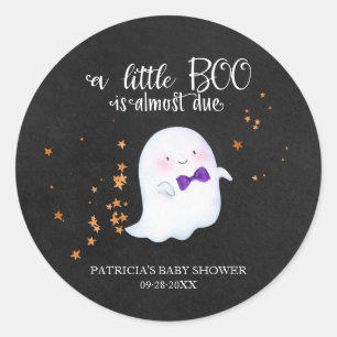 Schöne Ghost Halloween Girl Babydusche Runder Aufkleber