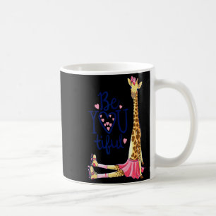 Schöne Giraffe _ Inspirierende Giraffe Sei Du selb Kaffeetasse