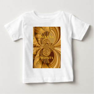 Schöne Giraffe Vektor Kaleidoskop Kunst Baby T-shirt