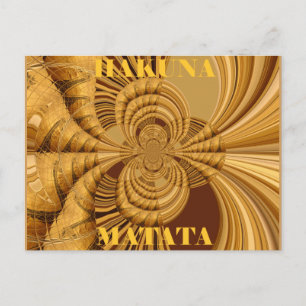 Schöne Giraffe Vektor Kaleidoskop Kunst Postkarte