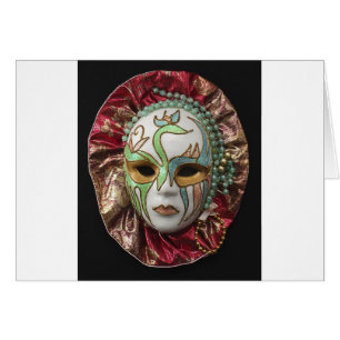 Schöne Girl-Karneval-Maske