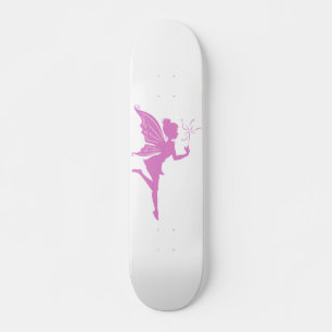 Schöne Girl-Silhouette Skateboard