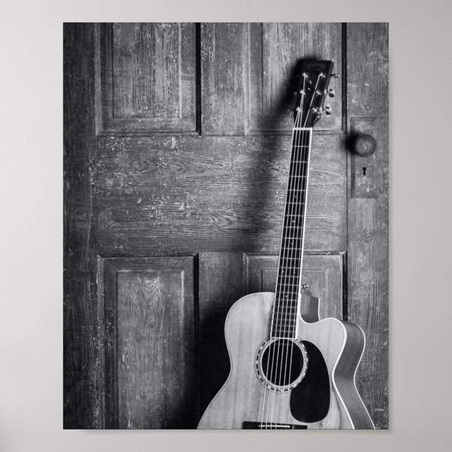 Schöne Gitarre Poster (Vorne)