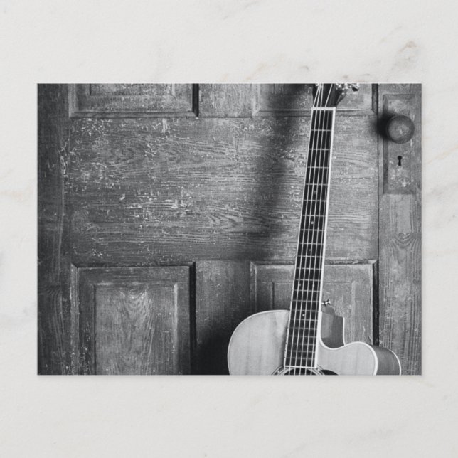 Schöne Gitarre Postkarte (Vorderseite)