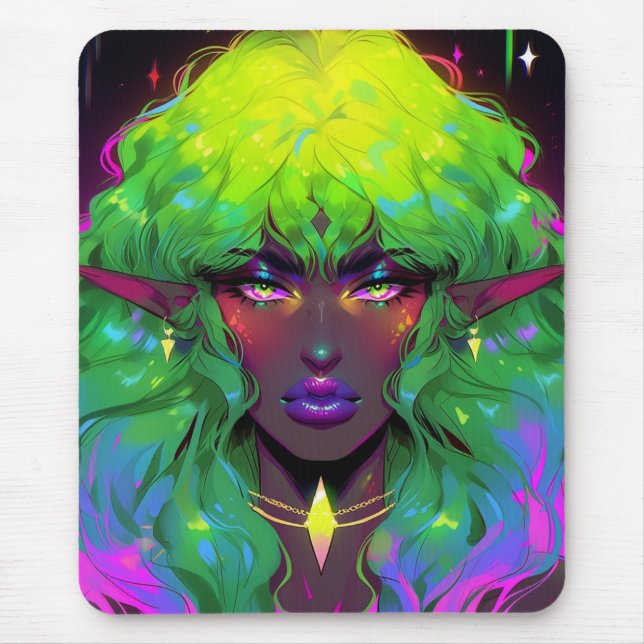 Schöne Glorious Elven Queen Mousepad (Vorne)
