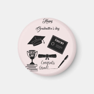 Schöne glückliche Abschlüsse Tag Magnet