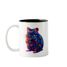 Schöne, glühende Hamsterkunst